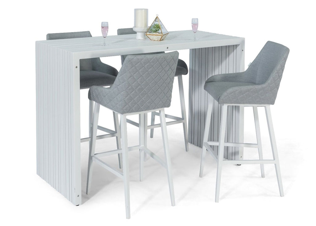 Maze Outdoor Fabric - Regal 4 Seat Bar Set