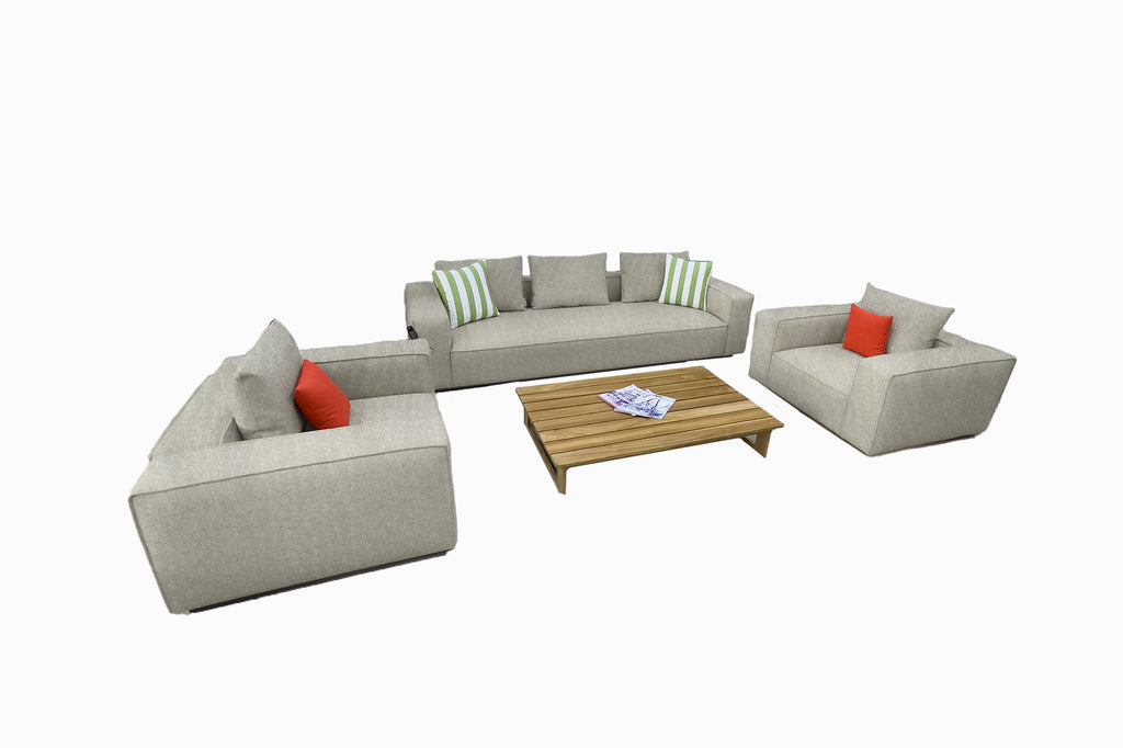 SAINT-TROPEZ (ALU) - 5 SEAT SOFA SET