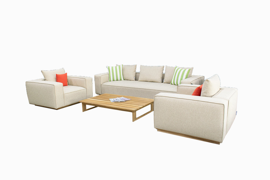 SAINT-TROPEZ (TEAK) - 5 SEAT SOFA SET