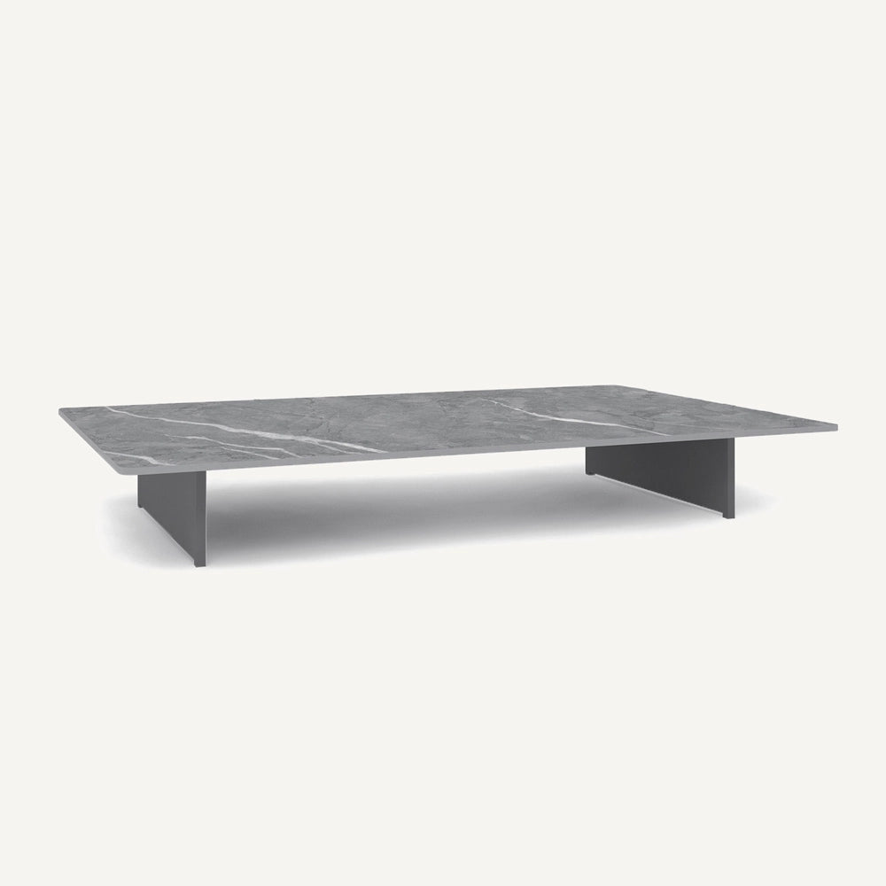 SANTORINI SINTERED STONE RECTANGULAR COFFEE TABLE