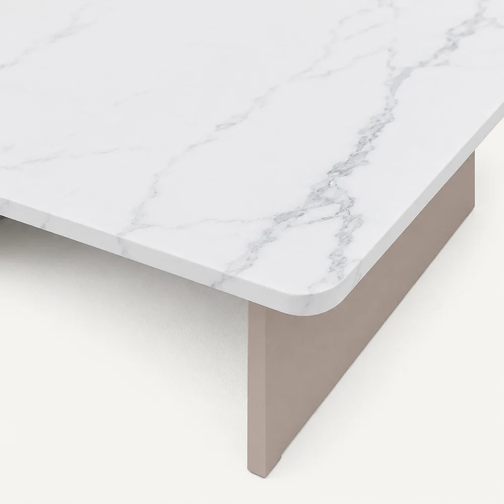 SANTORINI TAUPE RECTANGULAR COFFEE TABLE