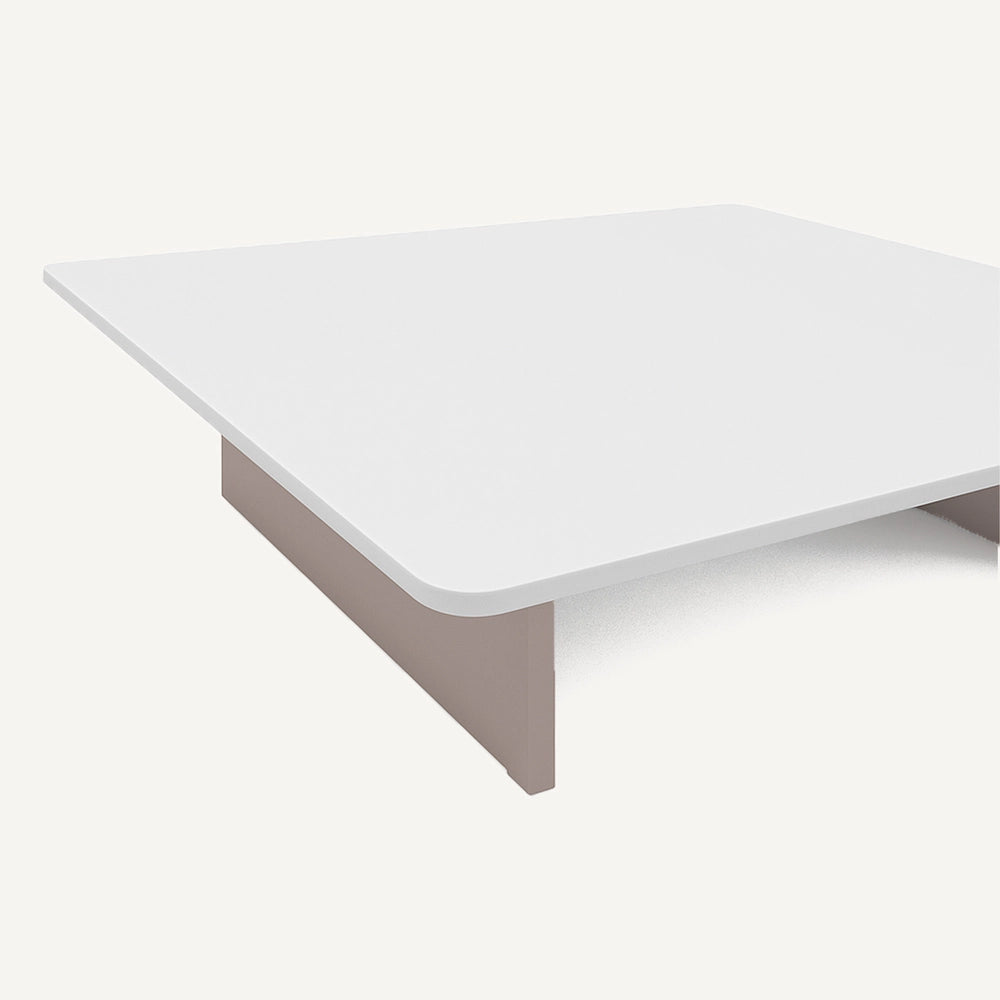 SANTORINI TAUPE SQUARE COFFEE TABLE