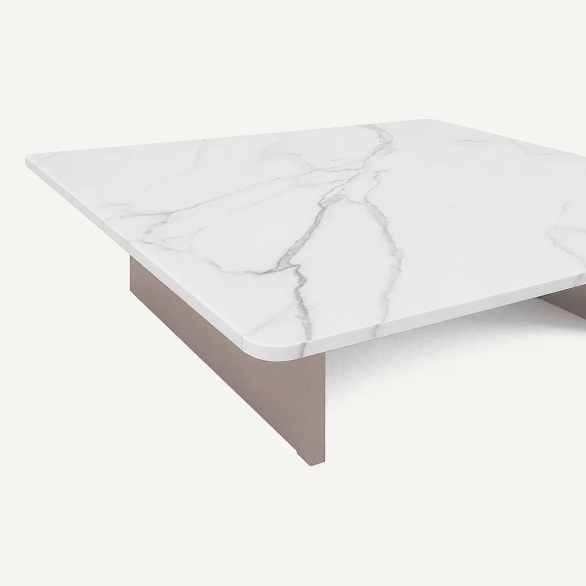 SANTORINI TAUPE SQUARE COFFEE TABLE