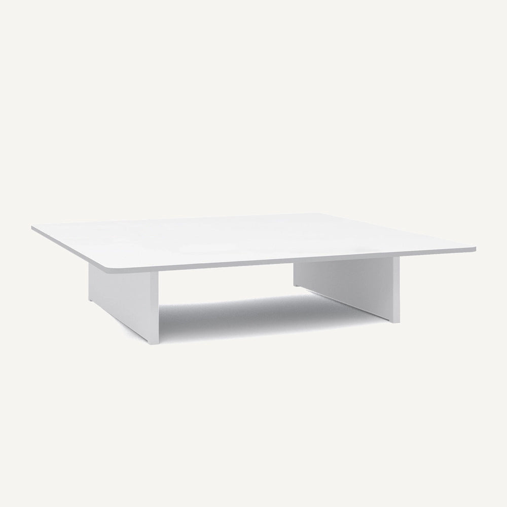 SANTORINI WHITE SQUARE COFFEE TABLE