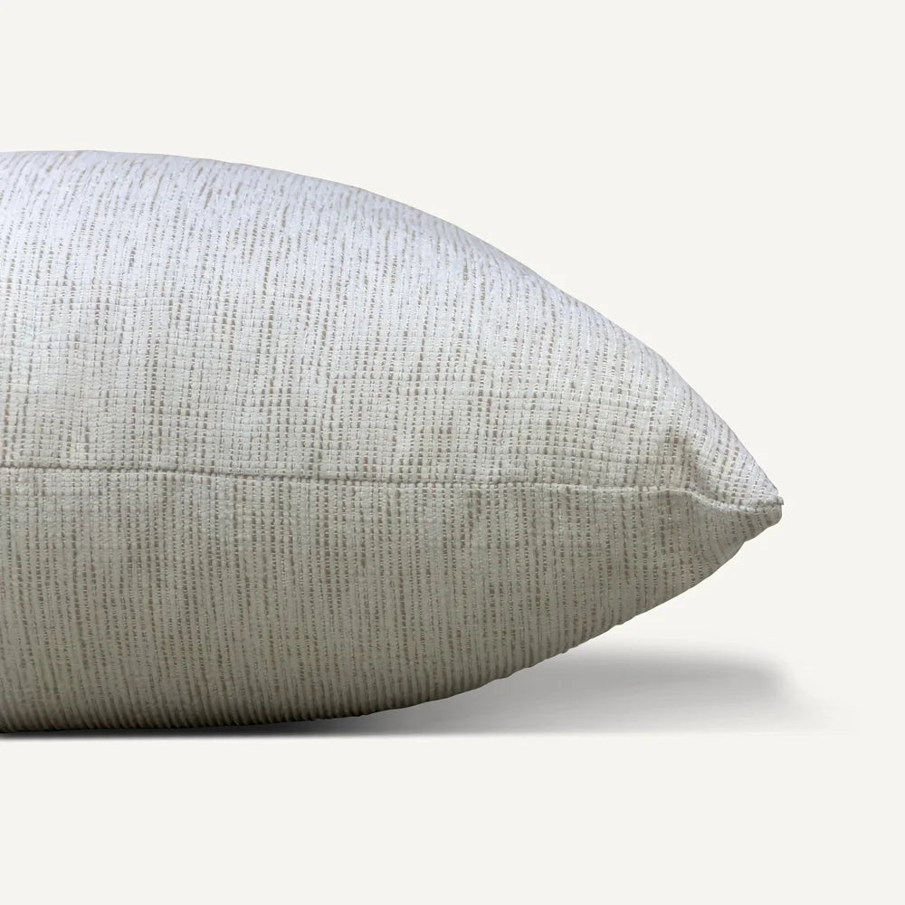 Plain Textured Beige Outdoor Cushion