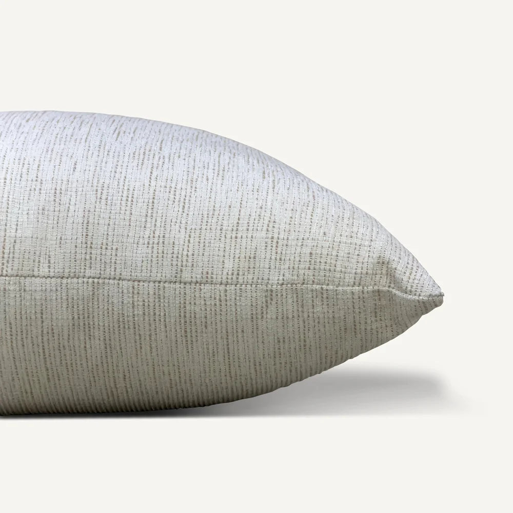 Plain Textured Beige Outdoor Cushion