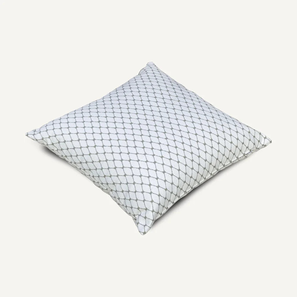 White Diamond Pattern Outdoor Cushion