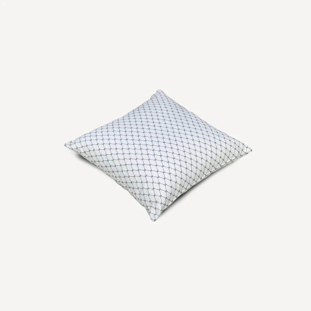 White Diamond Pattern Outdoor Cushion