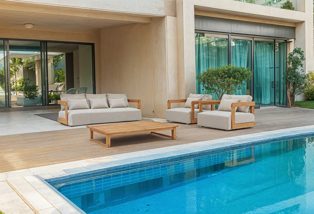 Maze Outdoor - Mykonos 5 Seat Sofa Set