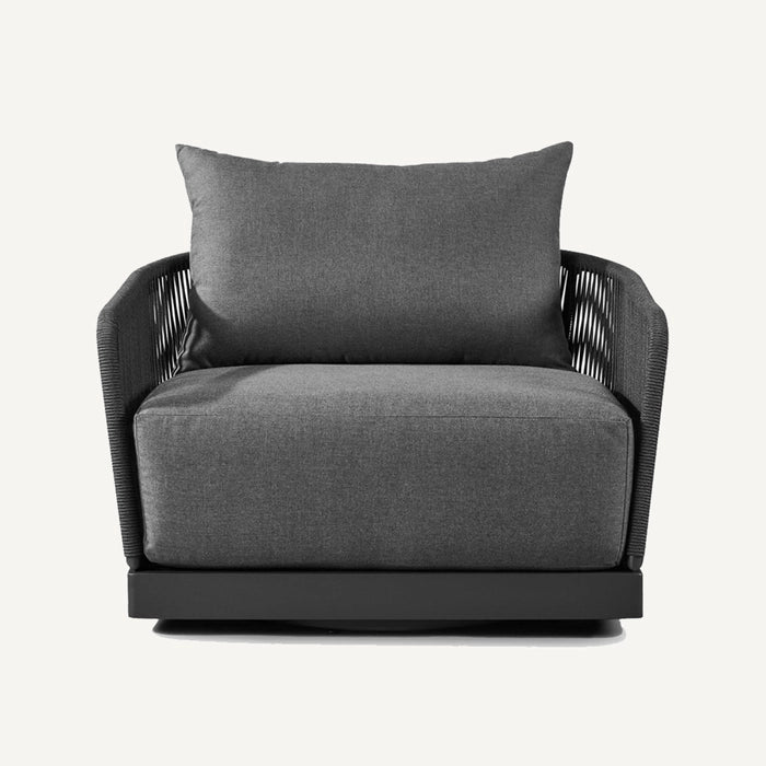 IBIZA ALUMINIUM SWIVEL LOUNGE CHAIR