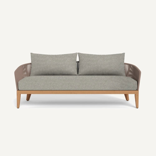 IBIZA TEAK 2 SEAT SOFA