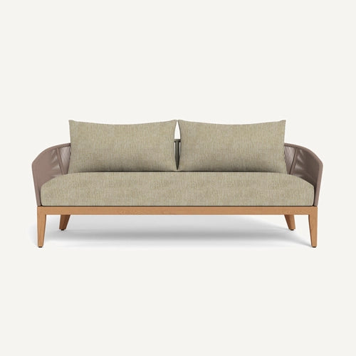 IBIZA TEAK 2 SEAT SOFA