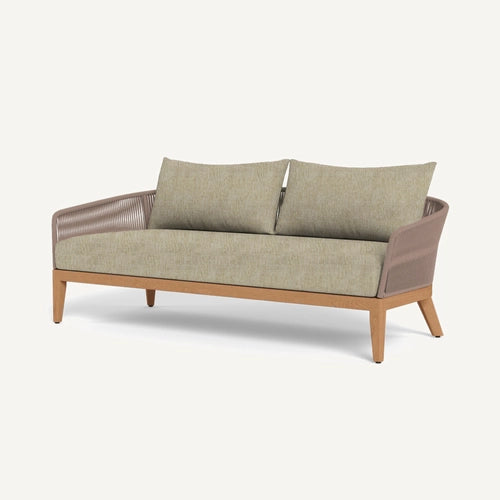 IBIZA TEAK 2 SEAT SOFA