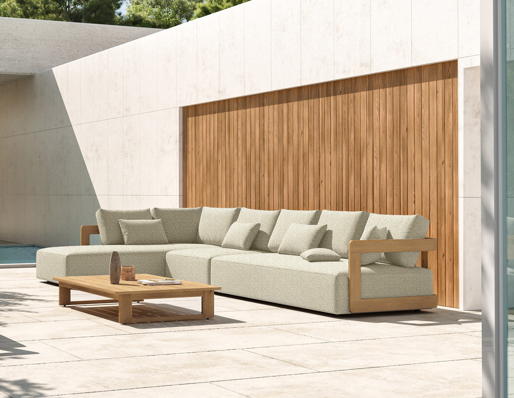 Maze Outdoor - Mykonos Chaise Corner Sofa Set