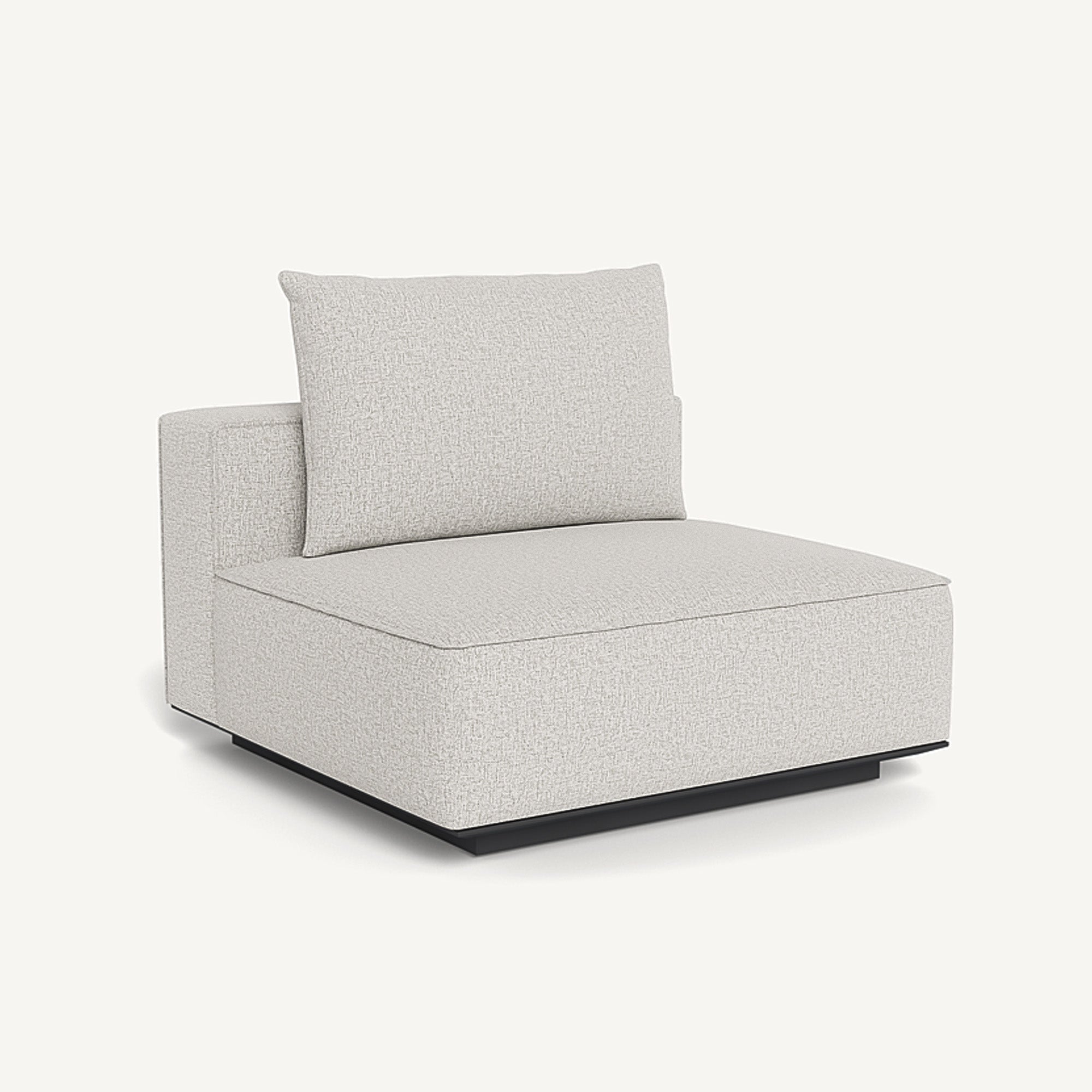 SAINT TROPEZ ALUMINIUM ARMLESS SINGLE