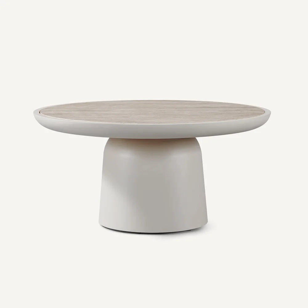 SERENA ALUMINIUM ROUND COFFEE TABLE