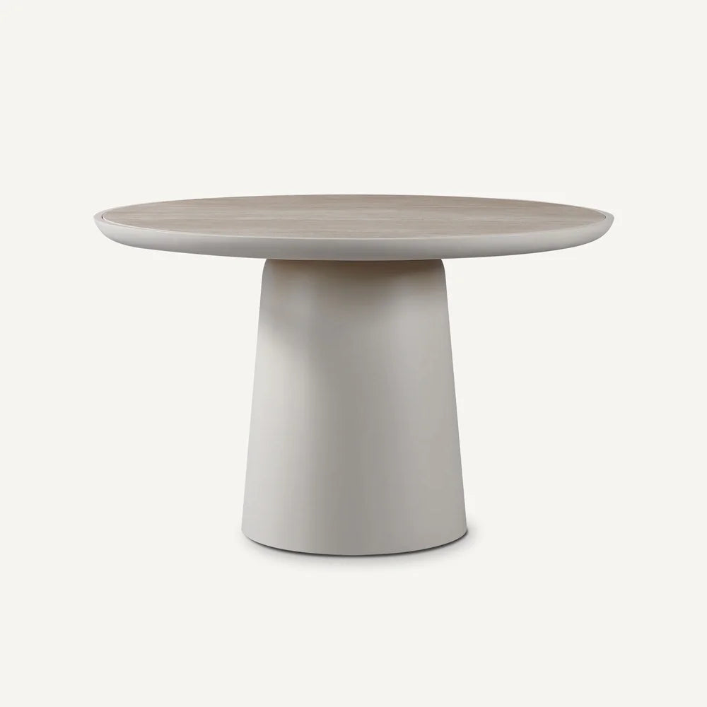 SERENA ALUMINIUM ROUND DINING TABLE