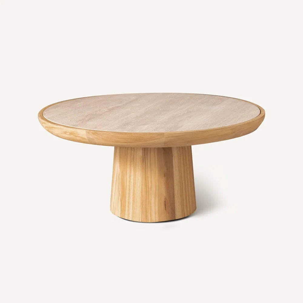 SERENA TEAK ROUND COFFEE TABLE